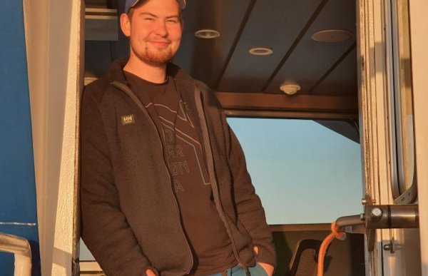 Portrettbilde av styrmann Odd Arne Holm