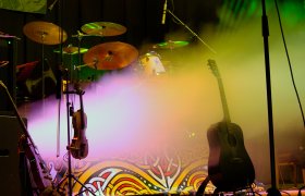 Instrumenter på en scene