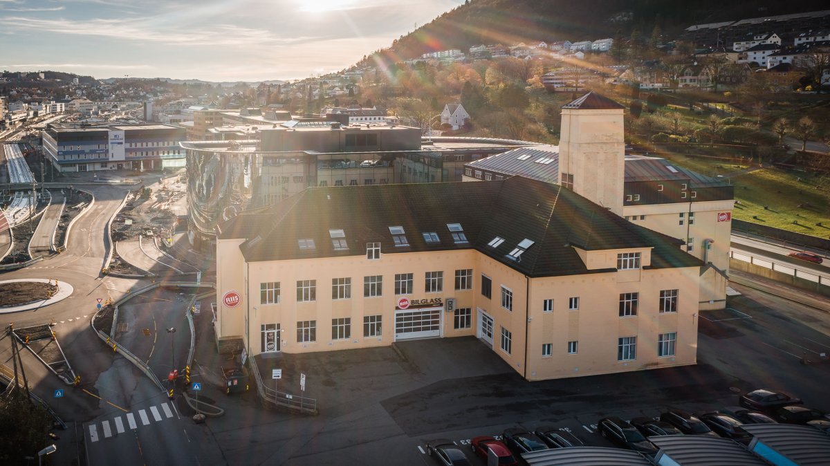 Oversikt over skolen. Foto: EGD Property.