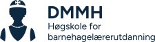 DMMH logo Tegning av en dronning og bokstavene DMMH